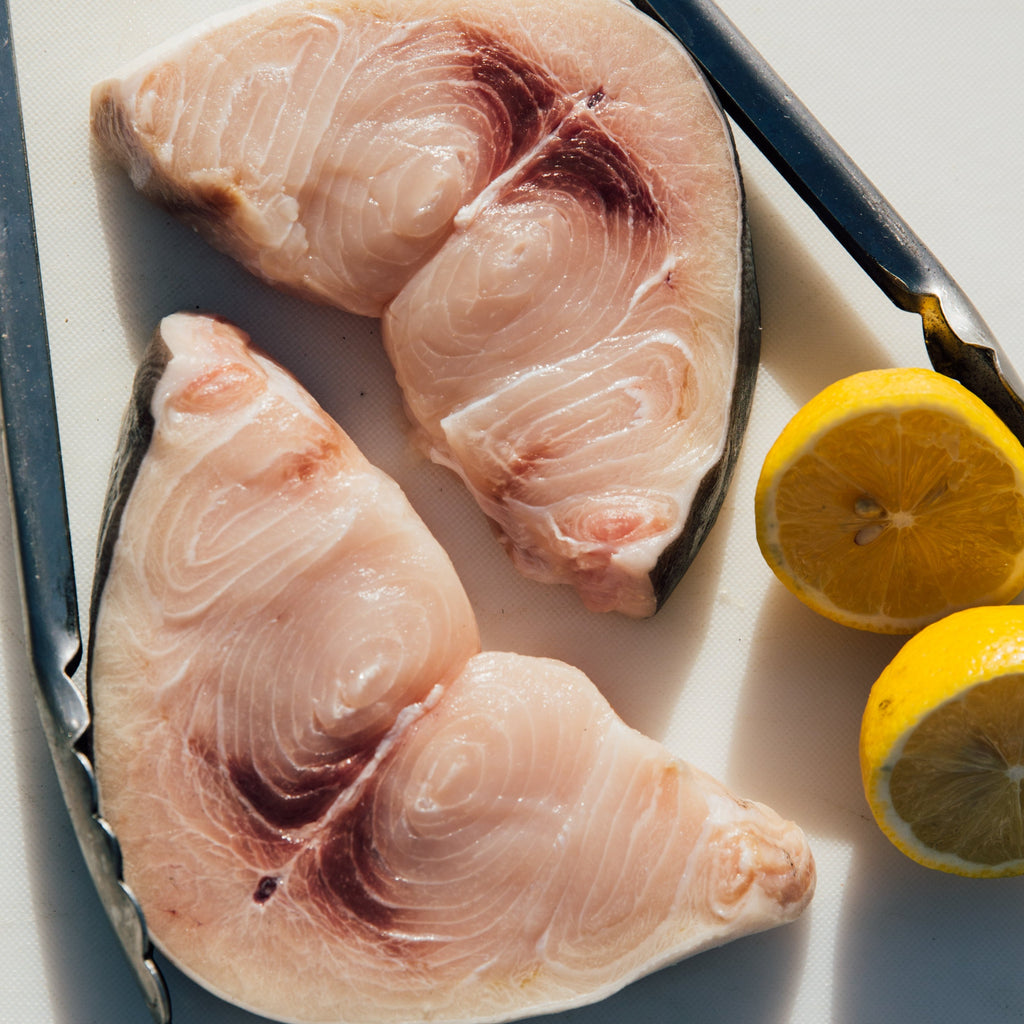 Fresh Cut Swordfish Steaks Barnegat Oyster Collective